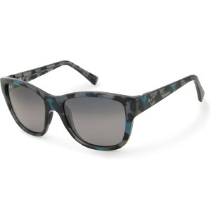 yz }ECW fB[X TOXEACEFA ANZT[ MAUI JIM Made in Italy Hanapaa Sunglasses - Polarized Blue/Blue/Grey