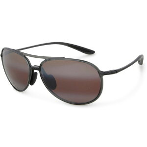 yz }ECW Y TOXEACEFA ANZT[ MAUI JIM Made in Japan Alelele Bridge Mirror Sunglasses - Polarized Smoke/Smoke/Rose