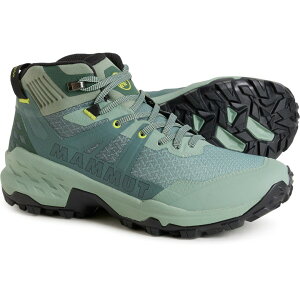 yz }[g fB[X u[cECu[c V[Y Mammut Sertig II Mid Gore-Tex Hiking Boots - Waterproof (For Women) Jade-Dark Jade
