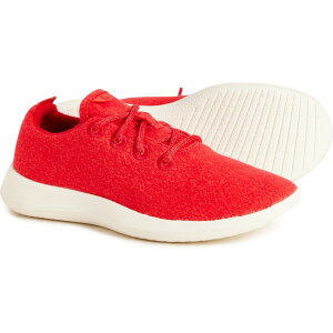 �I�[���o�[�Y ���f�B�[�X �V���[�Y �X�j�[�J�[ �E�[�� Allbirds Wool Runner Running Shoes - Merino Wool (For Women) Bloom Red ���b�h