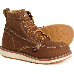 yz L[ Y u[cECu[c V[Y Keen 6" Liberty Boots - Composite Safety Toe Leather (For Men) Chestnut/Gum