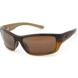 yz }ECW Y TOXEACEFA ANZT[ MAUI JIM Made in Italy Barrier Reef Sunglasses - Polarized Brown/Brown/Bronze