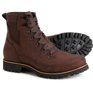 yz `R Y u[cECu[c V[Y Chaco Fields Chelsea Boots - Waterproof Leather (For Men) Dark Brown