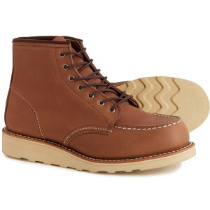 yz bhEBO fB[X u[cECu[c V[Y Red Wing 6" Classic Moc-Toe Boots - Leather (For Women) Mocha