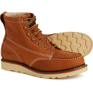 yz `y Y u[cECu[c V[Y Chippewa Edge Walker 6" Moc-Toe Boots - Leather (For Men) Tobacco Tan
