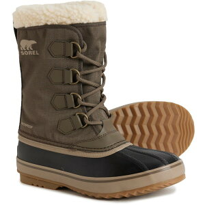 yz \ Y u[cECu[c V[Y Sorel 1964 Pac Nylon Boots - Waterproof Insulated (For Men) Major/ Black