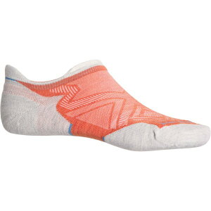 yz X}[gE[ Y C A_[EFA SmartWool Run Targeted Cushion Socks - Merino Wool Ankle (For Men and Women) Orange Rust/Ash