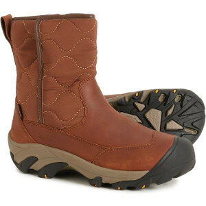 L[ fB[X V[Y u[cECu[c U[ Keen Betty Pull-On Winter Boots - Waterproof Insulated Leather (For Women) Brown/Black ubN