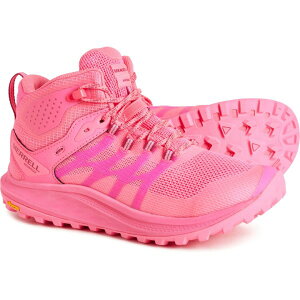 yz  fB[X u[cECu[c V[Y Merrell Antora 3 Mid Hiking Boots - Waterproof (For Women) Knockout Pink