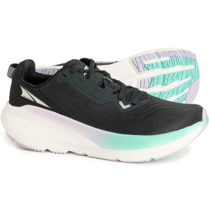 �A���g�� ���f�B�[�X �V���[�Y �X�j�[�J�[ Altra FWD VIA Road Running Shoes (For Women) Black/Purple �u���b�N
