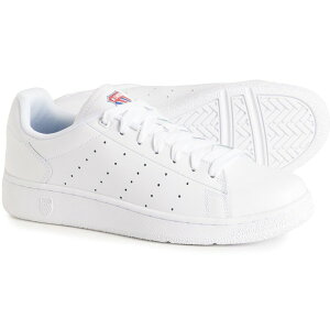 【送料無料】 ケースイス メンズ スニーカー シューズ K-Swiss Classic PF Sneakers - Leather (For Men) White/White
