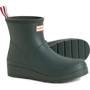 yz n^[ fB[X u[cECu[c V[Y HUNTER Play Short Rain Boots (For Women) Hgn02 Arctic Moss