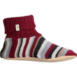 【送料無料】 スマートウール メンズ サンダル シューズ SmartWool Hudson Trail Pattern Slippers - Merino Wool (For Men) Tibetan Red Heather