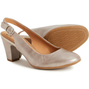\tg fB[X V[Y T_ U[ Sofft Lilly Slingback Heels - Leather (For Women) Pewter