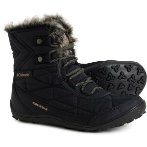 �R�����r�A ���f�B�[�X �V���[�Y �u�[�c�E���C���u�[�c Columbia Sportswear Minx Shorty III Omni-Tech Boots - Waterproof Insulated (For Women) Black/Pebble �u���b�N