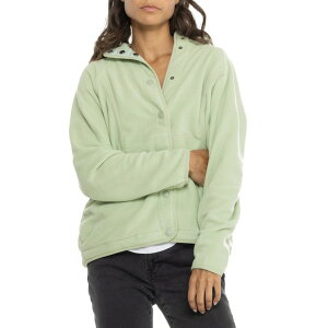 �����Y�G���h ���f�B�[�X �A�E�^�[ �W���P�b�g�E�u���]�� �t���[�X Lands' End Lightweight Powder Fleece Jacket - Snap Front Sage �Z�[�W
