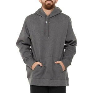 A_[A[}[ Y AE^[ p[J[EXEFbg t[X Under Armour Hustle Fleece Hoodie Crbn Ht/ Gry