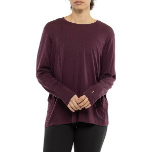 �X�}�[�g�E�[�� ���f�B�[�X �g�b�v�X �V���c SmartWool Classic All-Season Base Layer Top - Merino Woolong Sleeveggplant