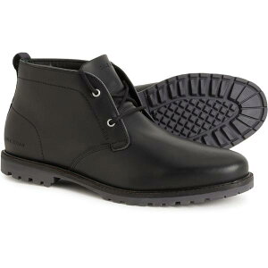 �R�[���n�[�� �����Y �V���[�Y �u�[�c�E���C���u�[�c ���U�[ Cole Haan Midland Lug Chukka Boots - Leather (For Men) Black/Grey Pinstripe Wr �u���b�N