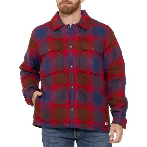 }[bg Y AE^[ WPbgEu] Vc Marmot Ridgefield Sherpa-Lined Flannel Shirt Jacket - Snap Fronteam Red bh