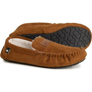 bL[uh Y V[Y T_ XG[h Lucky Brand Microsuede Memory Foamoccasins (For Men) Camel L