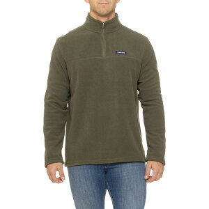 �����Y�G���h �����Y �A�E�^�[ �W���P�b�g�E�u���]�� �V���c �t���[�X Lands' End Polar Microfleece Shirt - Zip Neck Long Sleeve Leaf