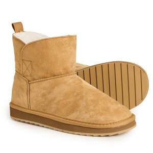�����Y�G���h ���f�B�[�X �V���[�Y �u�[�c�E���C���u�[�c �X�G�[�h Lands' End Shearling Boots - Suede (For Women) English Tan �^��