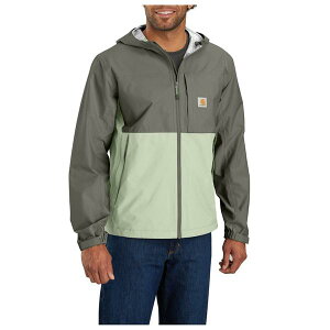 J[n[g Y AE^[ WPbgEu] bNXtBbg[ Carhartt 105751 Big and Tall Storm Defender Monterey Relaxed Fit Lightweight Packable Jacket - Waterproof Tender Greens/Dusty Olive I[u