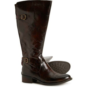 �{�[�� ���f�B�[�X �V���[�Y �u�[�c�E���C���u�[�c ���U�[ Born Gibb High Shaft Boots - Leather Wide Calf (For Women) Brown �u���E��
