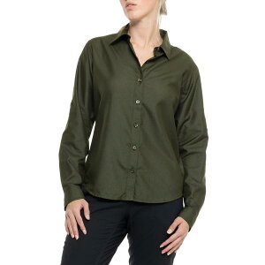 }[bg fB[X gbvX Vc Marmot AirExchange Shirt - Long Sleeve Rosin Green O[