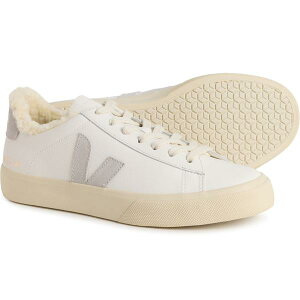 ���F�W�� ���f�B�[�X �V���[�Y �X�j�[�J�[ ���U�[ VEJA Campo Sneakers - Chrome-Free Leather (For Women) White + Grey �z���C�g