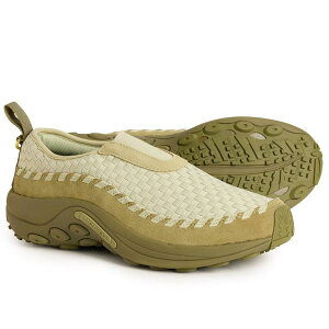 Y V[Y Xj[J[ Merrell Jungle Moc EVO Woven SE Shoes - Slip-Ons (For Men) Willow Green O[