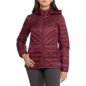 32�f�B�O���[ ���f�B�[�X �A�E�^�[ �W���P�b�g�E�u���]�� �L���e�B���O �_�E�� 32 Degrees Lightweight Packable Quiltedown Short Jacket - Insulated Maroonish