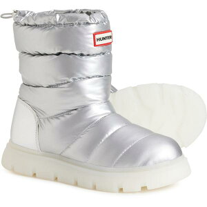 �n���^�[ ���f�B�[�X �V���[�Y �u�[�c�E���C���u�[�c HUNTER Maribel 2 Puffer Snow Boots - Waterproof Insulated (For Women) Sil01 Silver �V���o�[