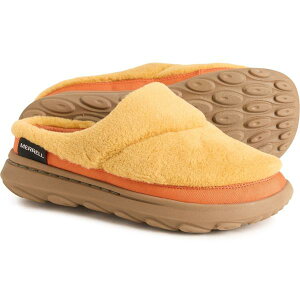 ������ �����Y �V���[�Y �T���_�� Merrell Hut Moc 2 Cozy Slide Shoes - Slip-Ons (For Men) Turmeric