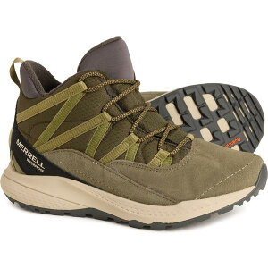 ������ ���f�B�[�X �V���[�Y �u�[�c�E���C���u�[�c �X�G�[�h Merrell Bravada Edge 2 Thermo Demi Winter Hiking Boots - Waterproof Insulated Suede (For Women) Olive �I���[�u