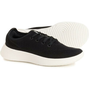 �I�[���o�[�Y ���f�B�[�X �V���[�Y �X�j�[�J�[ Allbirds Tree Runner Go Running Shoes (For Women) Natural Black �u���b�N