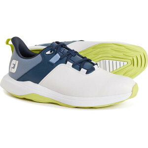 �t�b�g�W���C �����Y �V���[�Y �X�j�[�J�[ FOOTJOY ProLite Golf Shoes - Waterproof Wide Width (For Men) White/Blue �z���C�g
