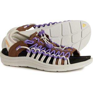 �L�[�� ���f�B�[�X �V���[�Y �T���_�� Keen Uneek II Open-Toe Sandals (For Women) Dark Earth/Tillandsia Purple �p�[�v��