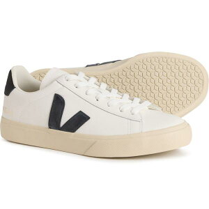 ���F�W�� ���f�B�[�X �V���[�Y �X�j�[�J�[ ���U�[ VEJA Campo Sneakers - ChromeFree Leather (For Women) Extra White/ Black �z���C�g