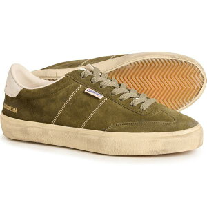 �S�[���f���O�[�X �����Y �V���[�Y �X�j�[�J�[ �X�G�[�h GOLDEN GOOSE Made in Italy Soul Star Sneakers - Suede (For Men) Green �O���[��
