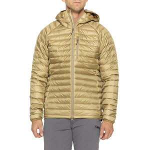 �T������ �����Y �A�E�^�[ �W���P�b�g�E�u���]�� �t�[�f�b�h�W���P�b�g �_�E�� Salomon Elixir Mirco Down Hooded Jacket - 800 Fill Power Antique Bronze