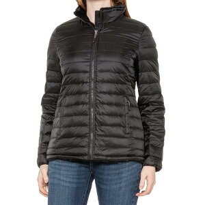 32�f�B�O���[ ���f�B�[�X �A�E�^�[ �W���P�b�g�E�u���]�� �L���e�B���O �_�E�� 32 Degreeshort Quilted Packable Down Jacket - Faux-Fur Lined Black �u���b�N
