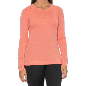 �X�}�[�g�E�[�� ���f�B�[�X �g�b�v�X �V���c SmartWool Merino 250 Base Layer Top - Merino Woolong Sleeve Sunset Coral H �R�[����