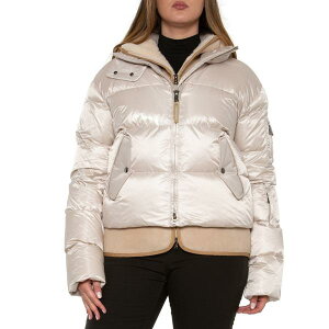�{�O�i�[ ���f�B�[�X �A�E�^�[ �W���P�b�g�E�u���]�� �_�E�� Bogner Lily Down Outdoor Jacket - Waterproof Insulated Lambskin Ivory �A�C�{���[