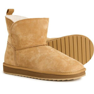 �����Y�G���h ���f�B�[�X �V���[�Y �u�[�c�E���C���u�[�c �X�G�[�h Lands' End Faux-Shearling Boots - Suede (For Women) English Tan �^��