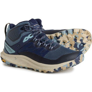������ ���f�B�[�X �V���[�Y �u�[�c�E���C���u�[�c Merrell Antora 3 Mid Hiking Boots - Waterproof (For Women) Sea