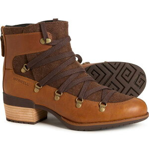 ������ ���f�B�[�X �V���[�Y �u�[�c�E���C���u�[�c ���U�[ Merrell Shiloh II Warm Boots - Leather (For Women) Oak