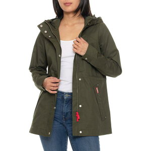 �n���^�[ ���f�B�[�X �A�E�^�[ �W���P�b�g�E�u���]�� HUNTER Adela Rain Jacket - Waterproof Hunter Green �O���[��