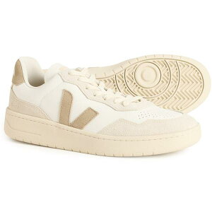 ���F�W�� �����Y �V���[�Y �X�j�[�J�[ ���U�[ VEJA V-90 Sneakers - Leather (For Men) White Grey �z���C�g